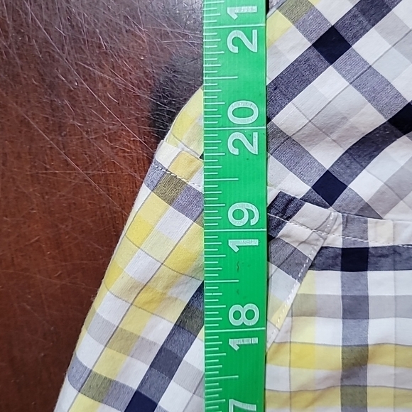 Lacoste Men’s Short Sleeve Button Up Size 42 Slim Fit - Picture 7 of 9